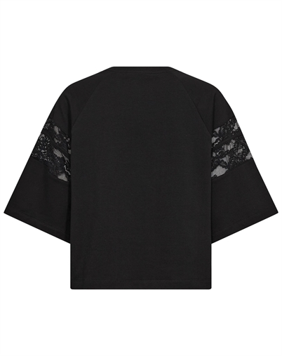 Co'Couture - ElyCC 87 Lace Tee Sweat - Black